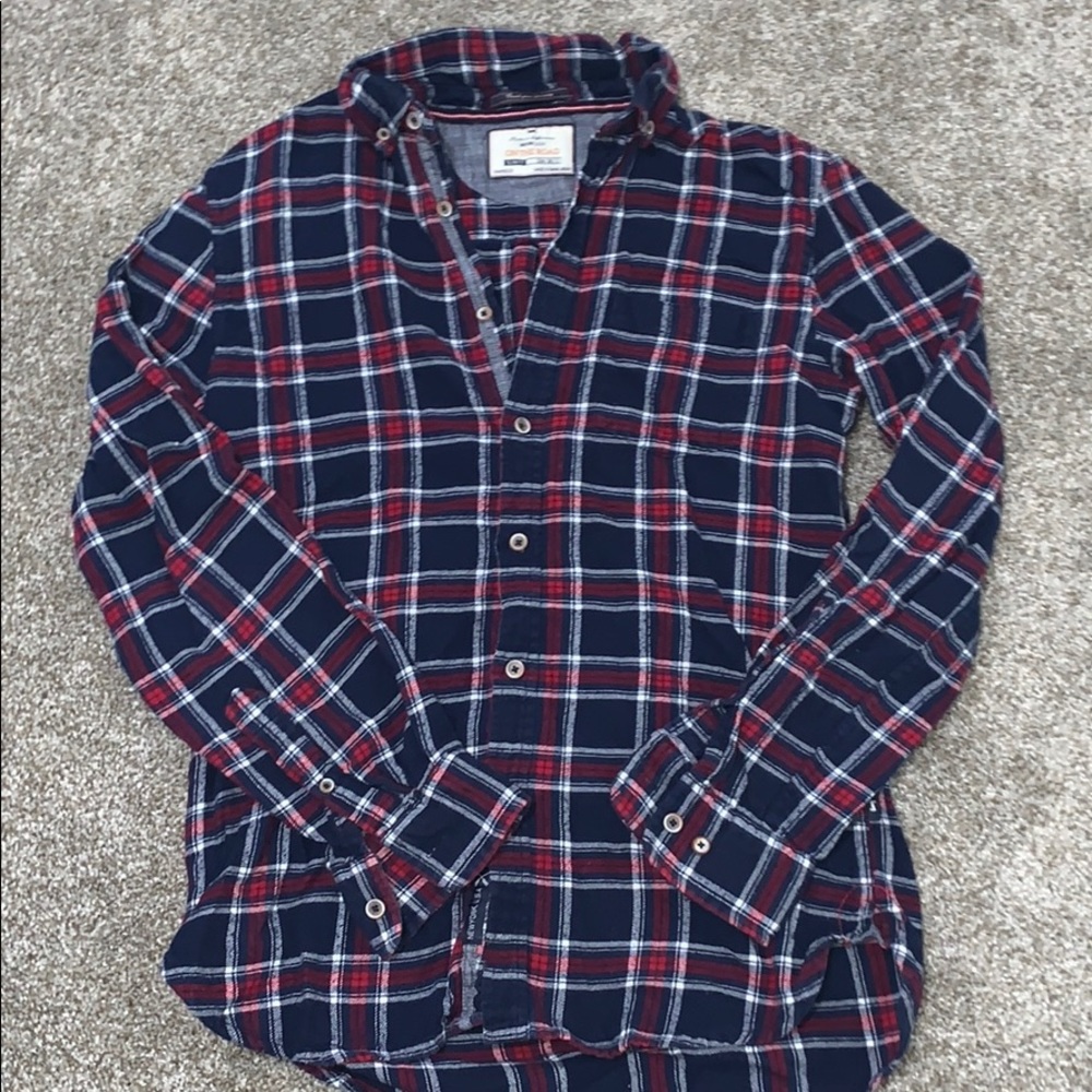 Blue and Red Flannel